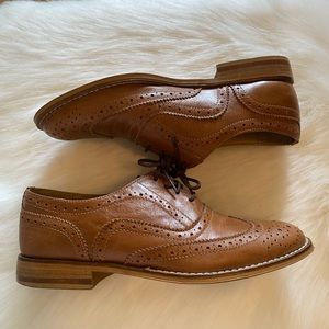 Steven by Steve Madden leather brown wingtips 7.5